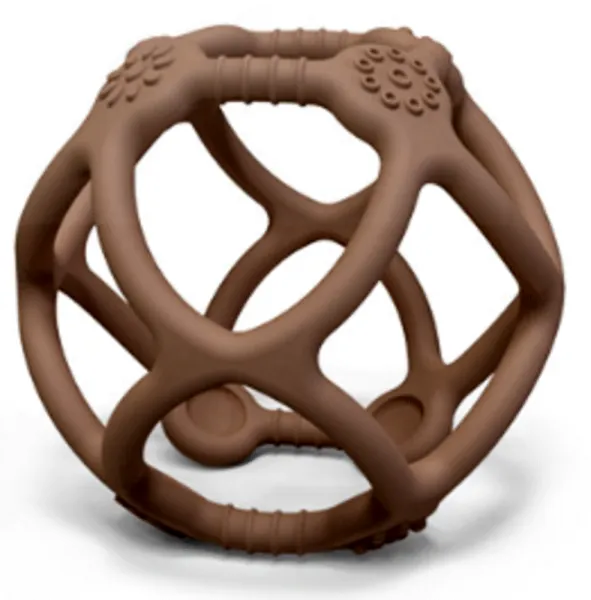 Ball bite-ball i silikon med taktile overflater