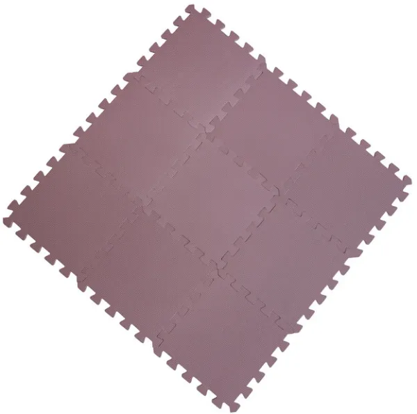 Skumleke­gulv Bekids, Støvet Rosa 9 stk