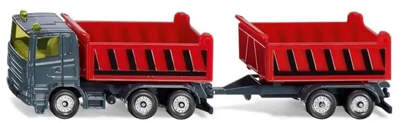 SIKU Lastebil m Dumper og Tipptrailer